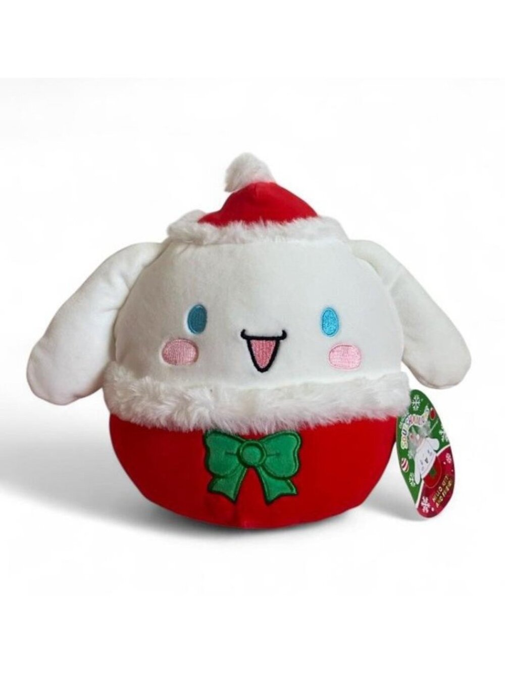 Squishmallows Cinnamoroll 8” Hello Kitty & Friends Holiday Plush NWT Christmas